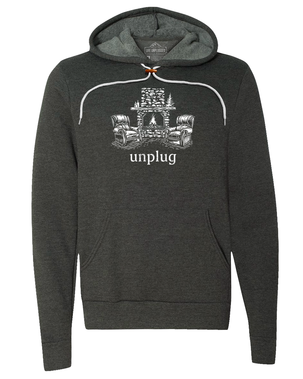 Rustic Fireplace Super Soft Hoodie