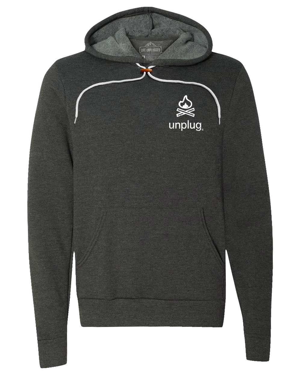 Campfire Left Chest Premium Super Soft Hooded Sweatshirt