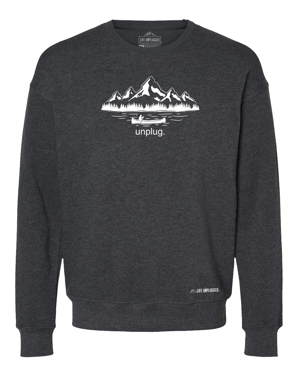 Canoeing In The Mountains Midweight Super Soft Crewneck Sweatshirt