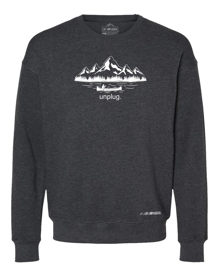 Canoeing In The Mountains Midweight Super Soft Crewneck Sweatshirt