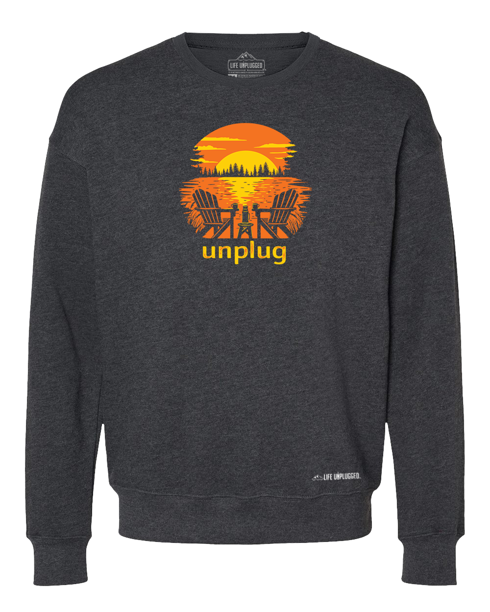 LIMITED DROP! Chairs at Sunset Midweight Super Soft Crewneck Sweatshirt