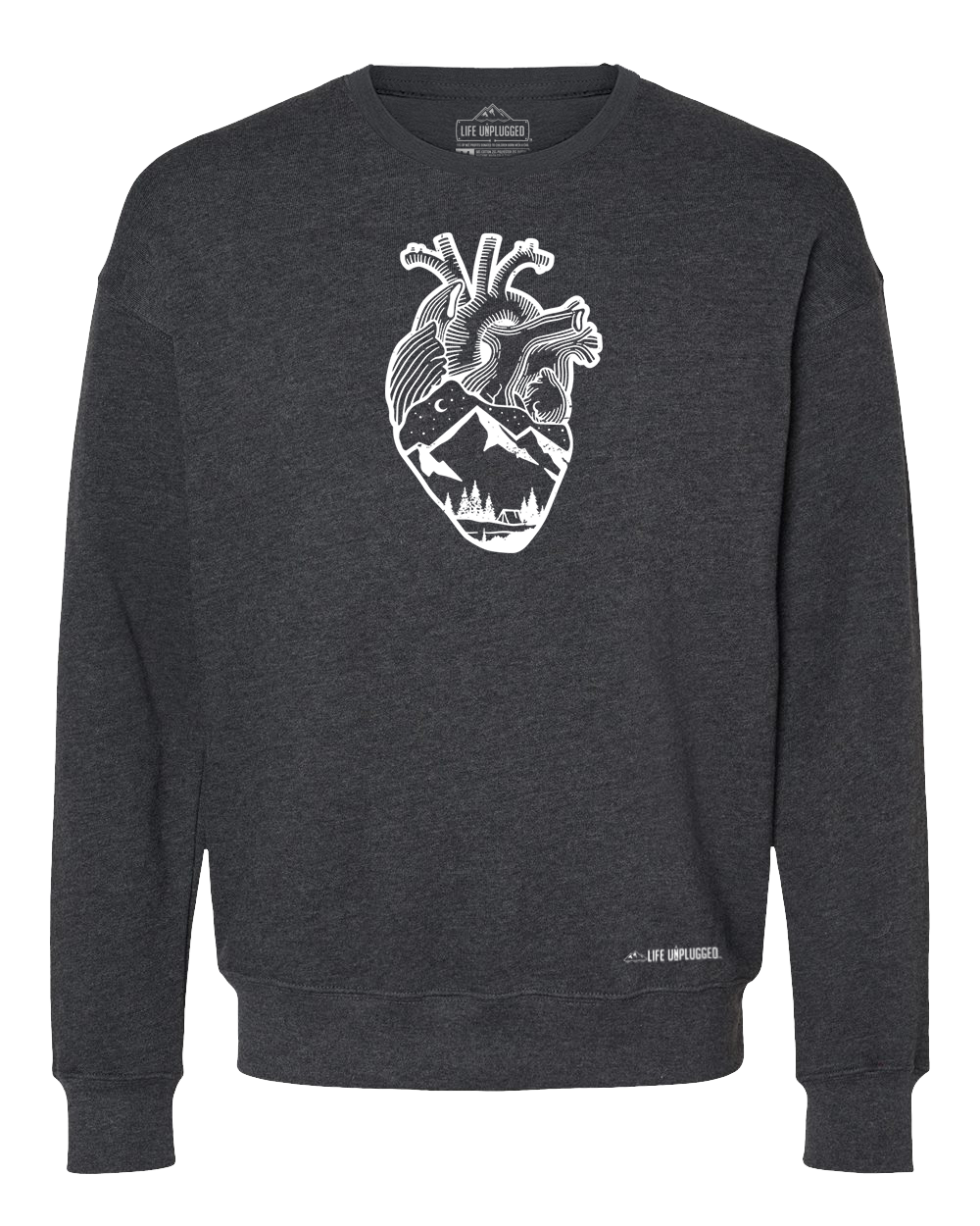 Anatomical Heart (Full Chest) Midweight Super Soft Crewneck Sweatshirt