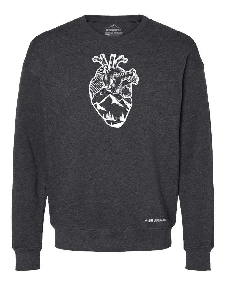 Anatomical Heart (Full Chest) Midweight Super Soft Crewneck Sweatshirt