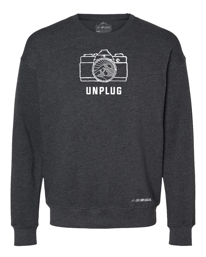 Camera Mountain Lens Midweight Super Soft Crewneck Sweatshirt