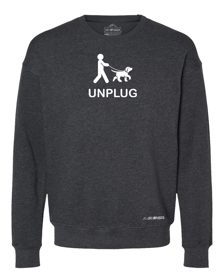 Dog Walking Midweight Super Soft Crewneck Sweatshirt