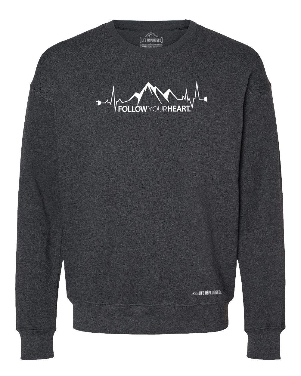 Follow Your Heart Midweight Super Soft Crewneck Sweatshirt