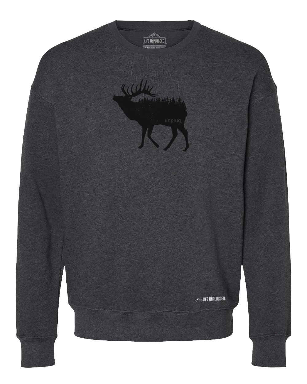 Elk In The Trees Midweight Super Soft Crewneck Sweatshirt