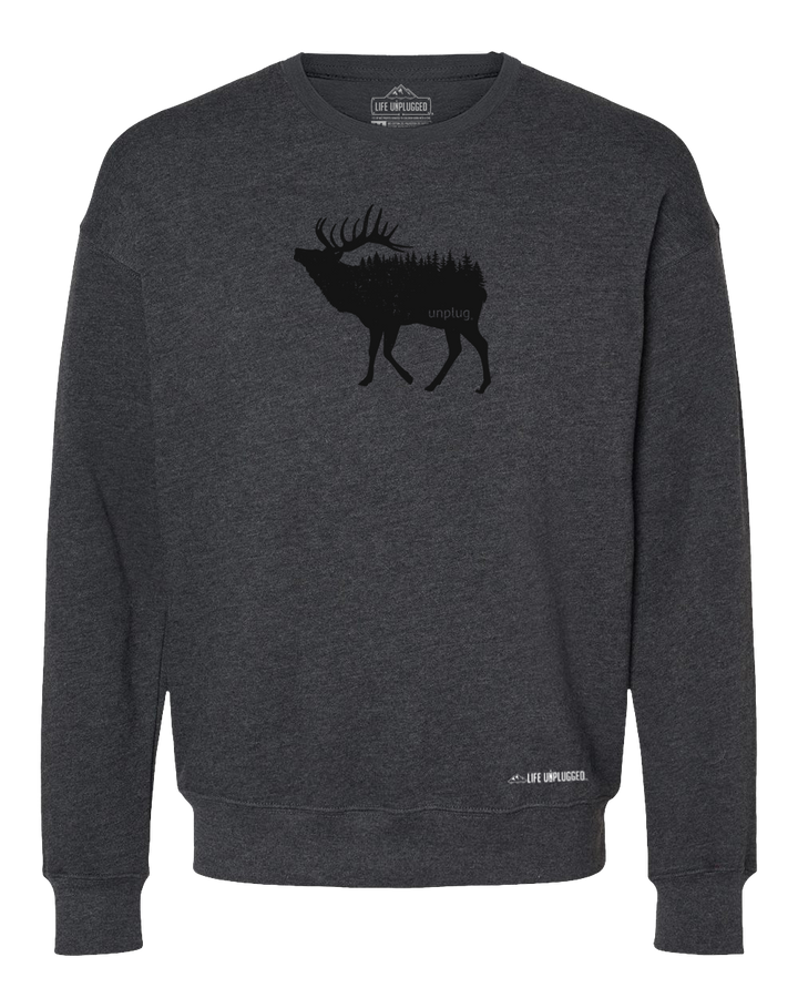 Elk In The Trees Midweight Super Soft Crewneck Sweatshirt