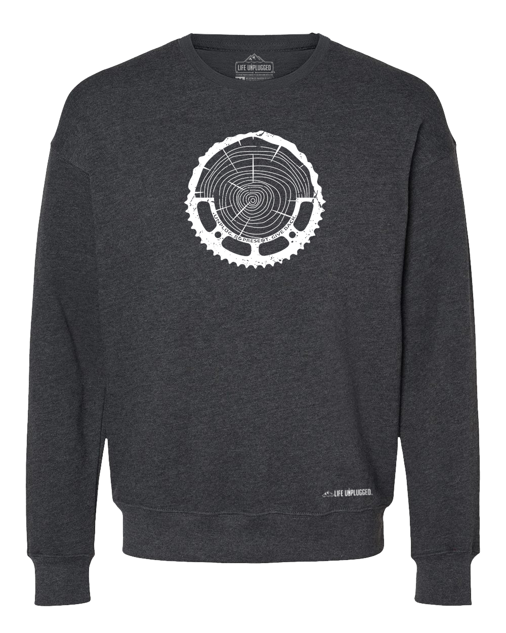 Tree Rings Chainring Midweight Super Soft Crewneck Sweatshirt