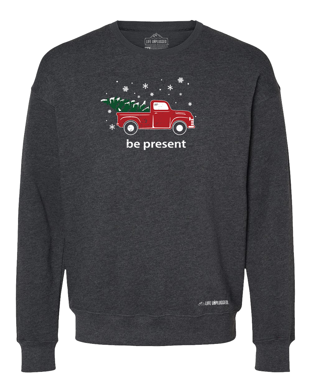 Christmas Tree Truck Midweight Super Soft Crewneck Sweatshirt