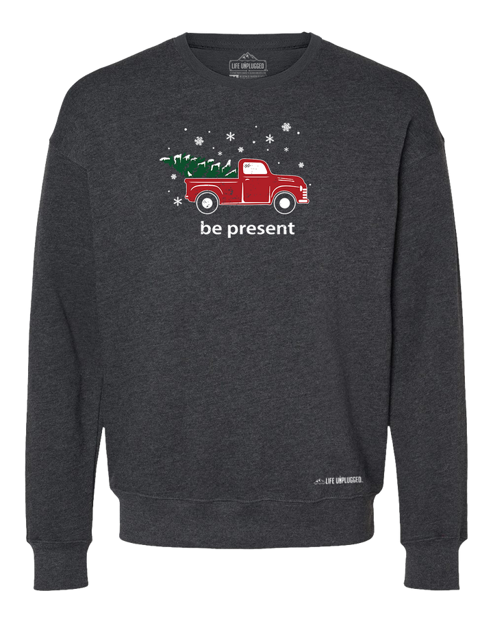 Christmas Tree Truck Midweight Super Soft Crewneck Sweatshirt