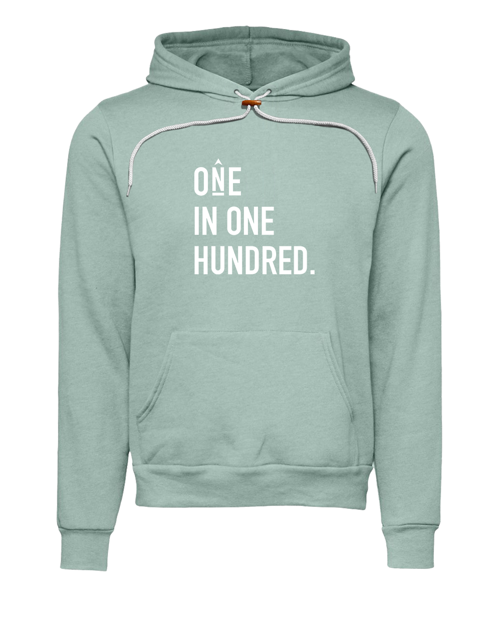 One in One Hundred Stacked Premium Super Soft Hooded Sweatshirt