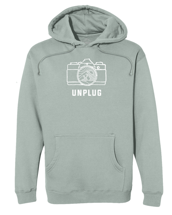 CAMERA MOUNTAIN LENS Premium Heavyweight Hooded Sweatshirt