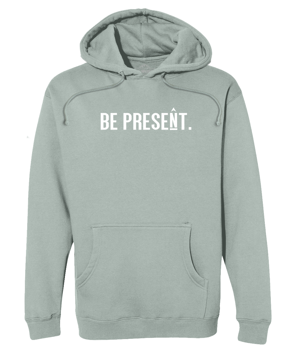 BE PRESENT. FULL CHEST Premium Heavyweight Hooded Sweatshirt