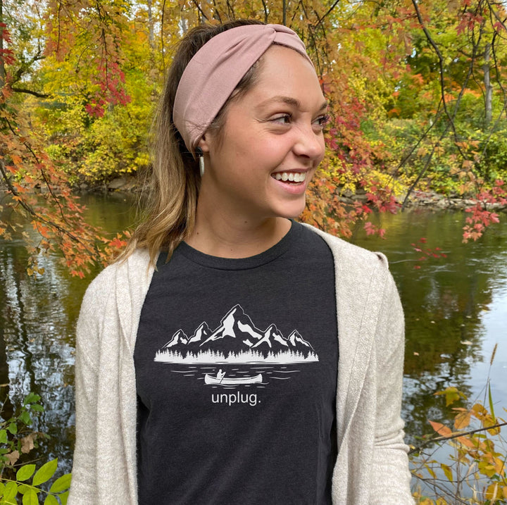 Canoeing in the Mountains Women's T-Shirt