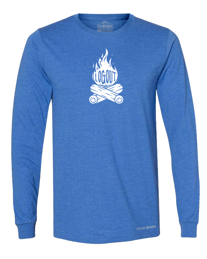 Log Out Campfire Long Sleeve T-Shirt