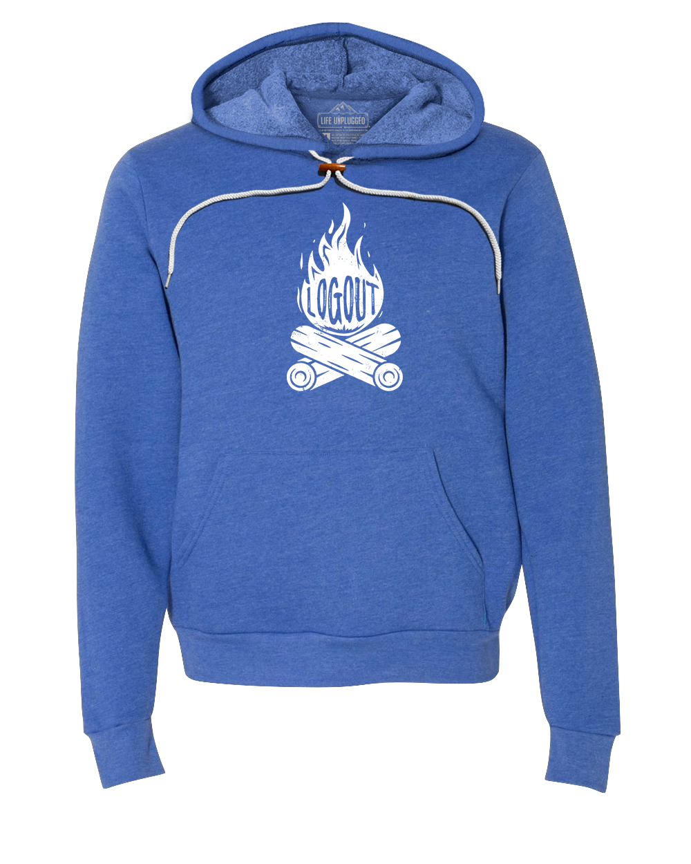 Campfire Mountain scene Super Soft Hoodie