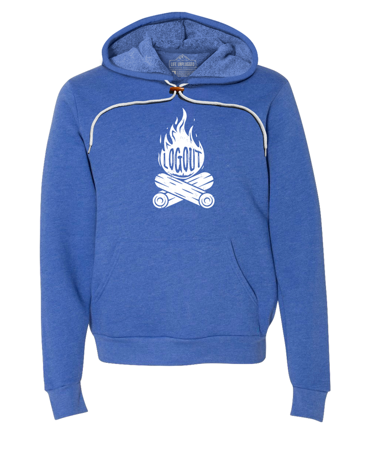 Campfire Mountain scene Super Soft Hoodie