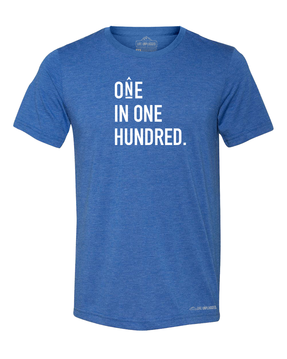 One in One Hundred Stacked Premium Triblend T-Shirt