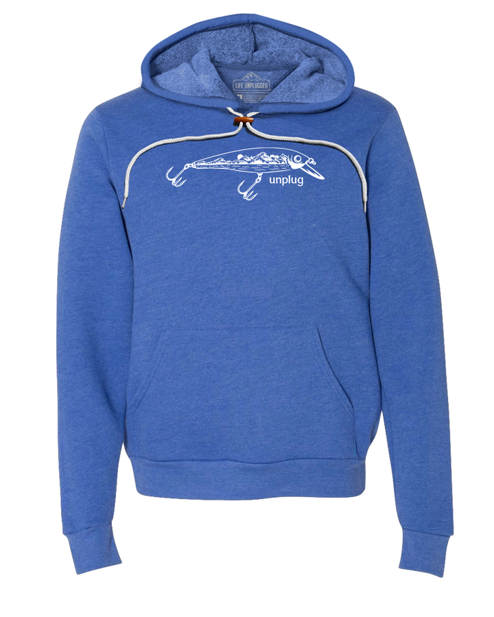 Fishing Lure Mountain Scene Super Soft Hoodie