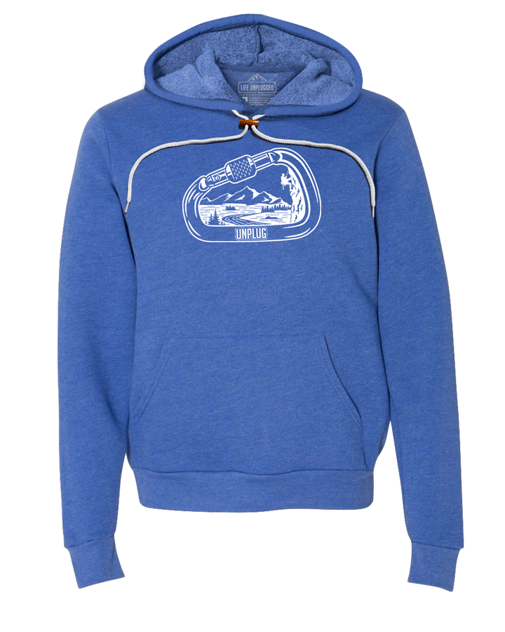 Rock Climbing Mountain Scene Super Soft Hoodie