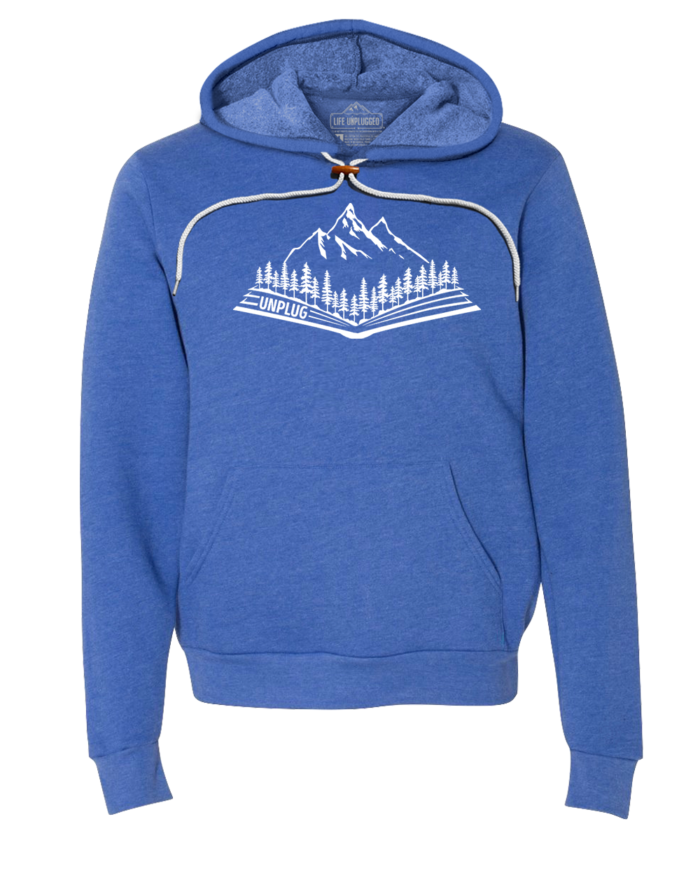 Open Book Mountain Scene Super Soft Hoodie