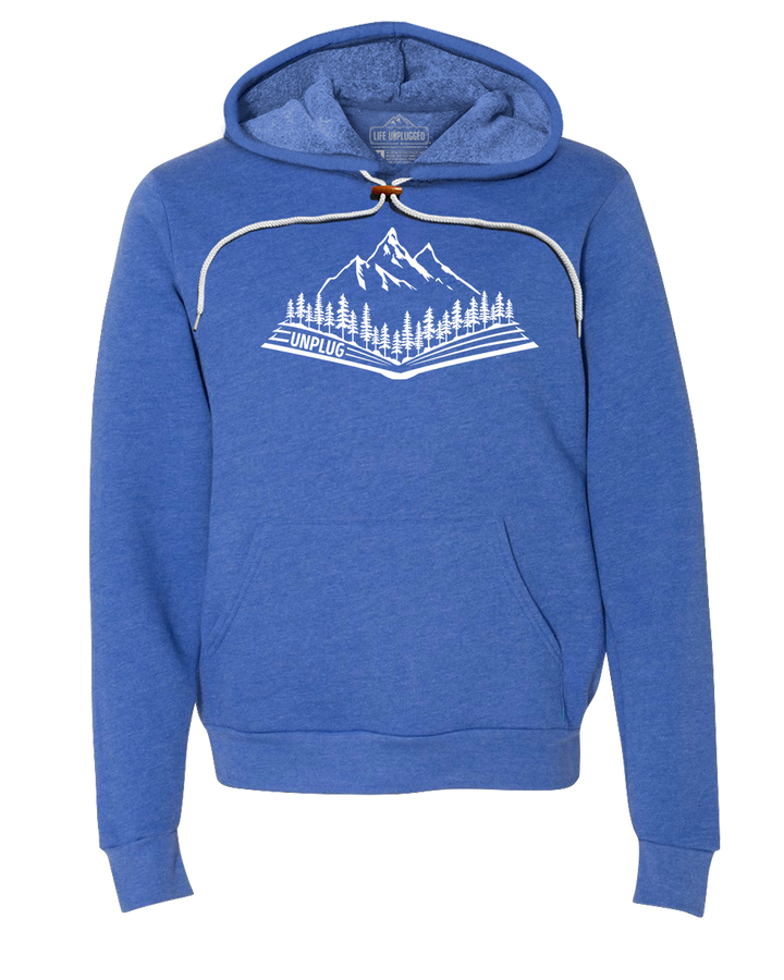 Open Book Mountain Scene Super Soft Hoodie