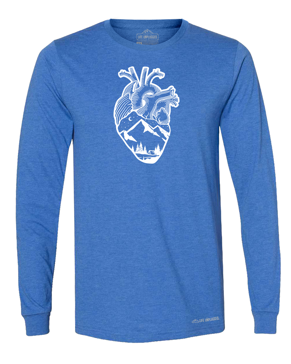 Anatomical Heart (Full Chest) Long Sleeve T-Shirt