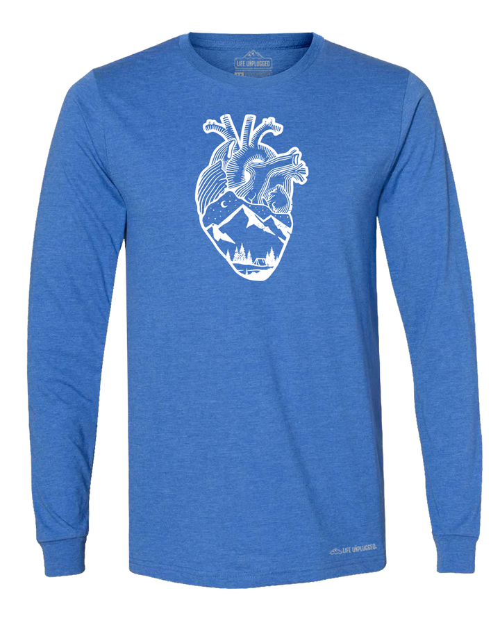 Anatomical Heart (Full Chest) Long Sleeve T-Shirt