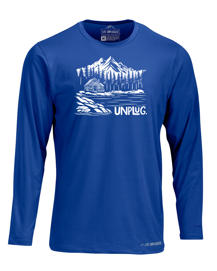 Cabin In the woods Performance Long Sleeve with UPF 50+