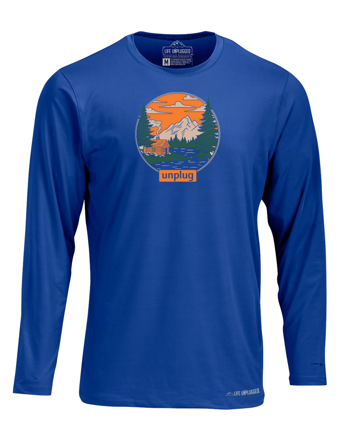 LIMITED DROP! Rustic Mountain Retreat Performance Long Sleeve with UPF 50+