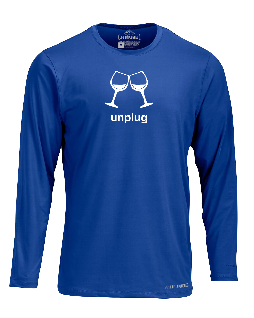 Wine Glass Performance Long Sleeve with UPF 50+