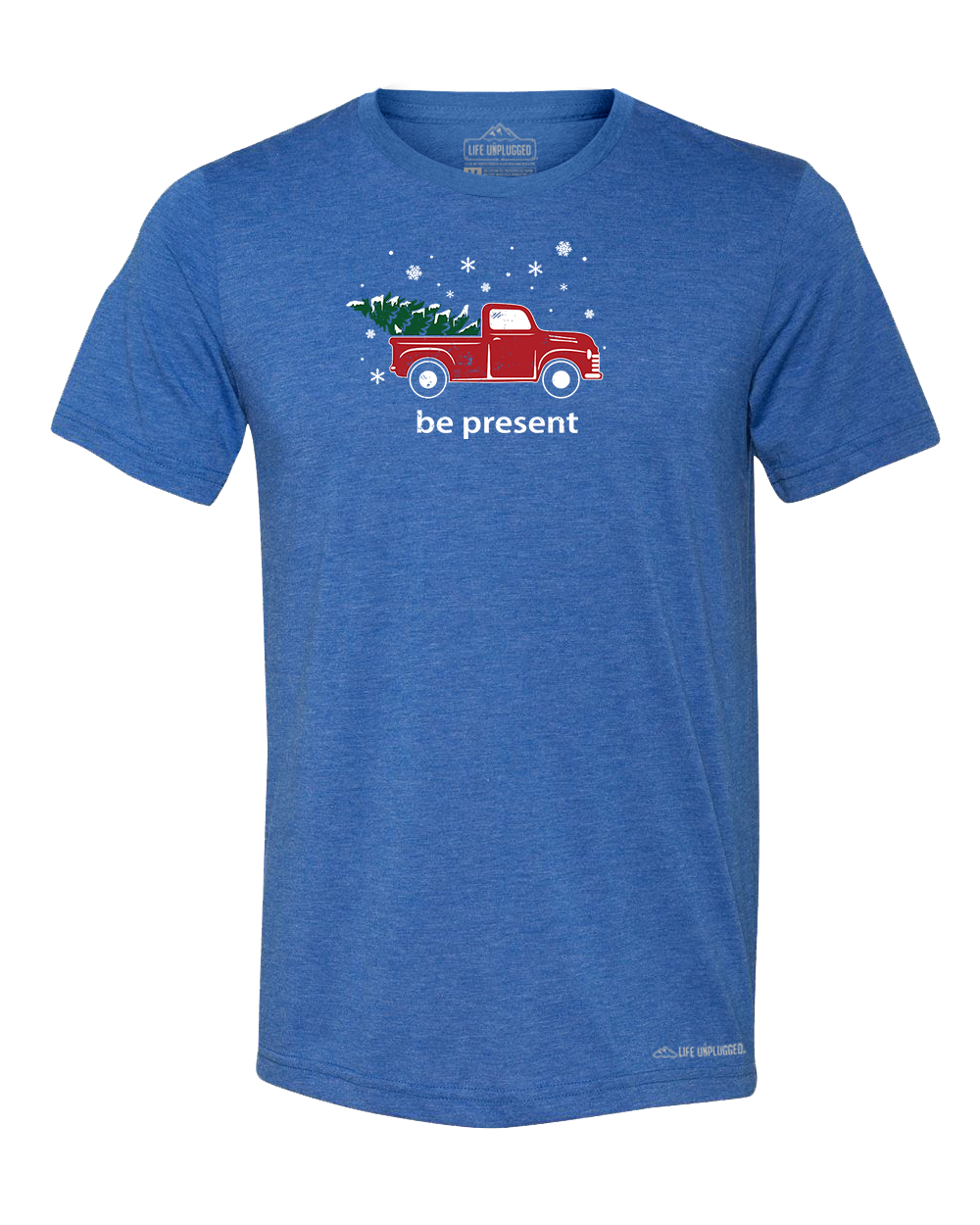 Christmas Tree Truck Triblend T-Shirt