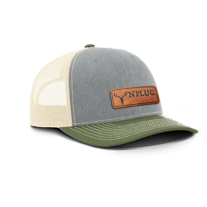 Hunting Snapback Leather Patch Hat