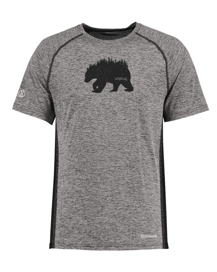 BEAR IN THE TREES Poly/Elastane High Performance T-Shirt with UPF 50+