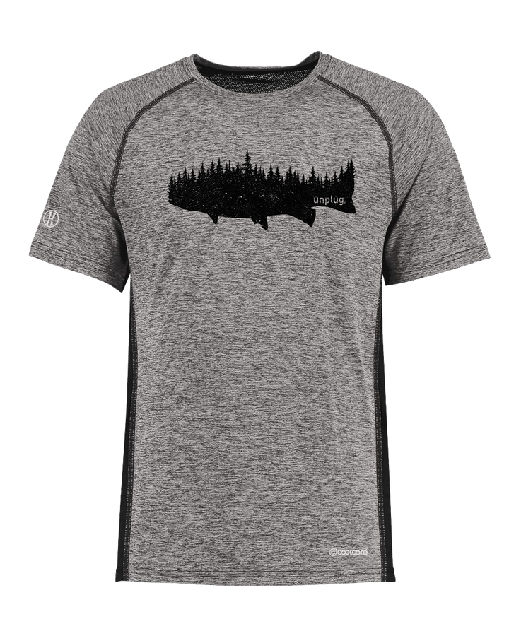 TROUT IN THE TREES Poly/Elastane High Performance T-Shirt with UPF 50+