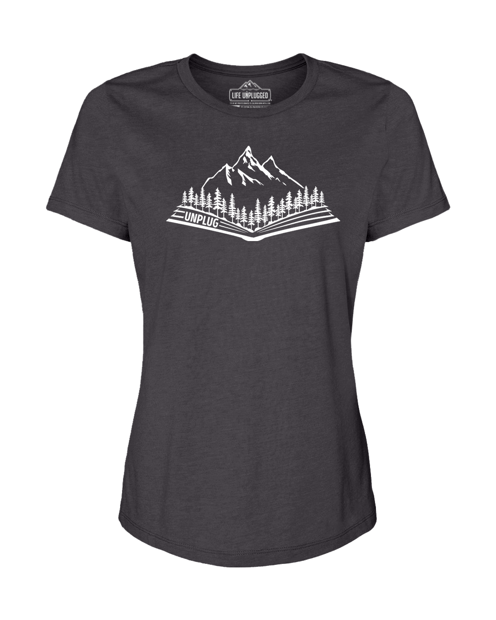 Open Book Mountain Scene Women's T-Shirt