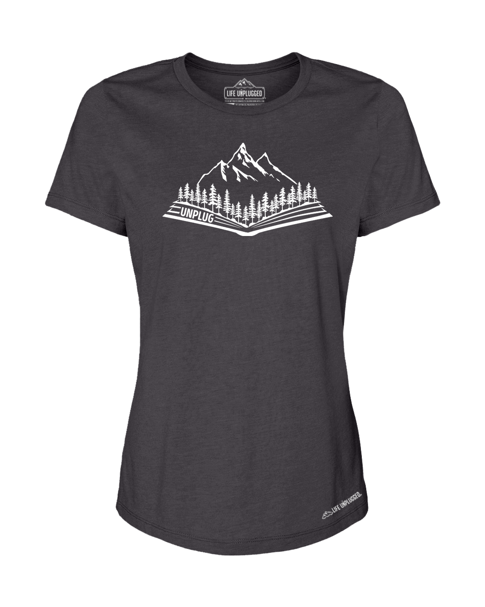 Open Book Mountain Scene Women's T-Shirt