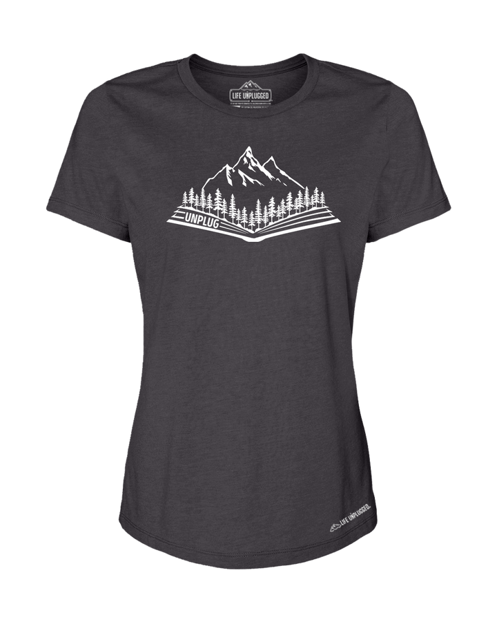 Open Book Mountain Scene Women's T-Shirt