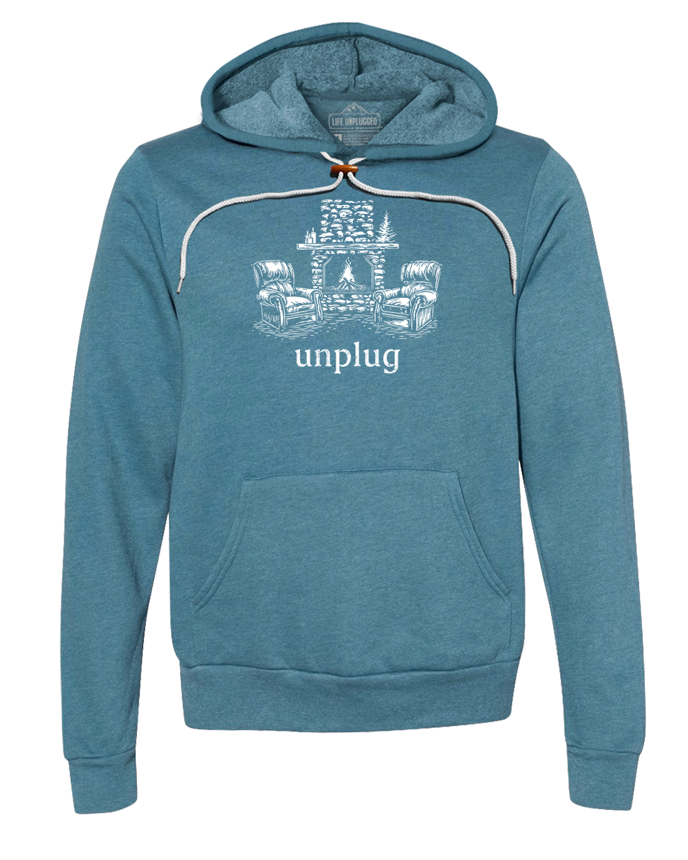 Rustic Fireplace Super Soft Hoodie