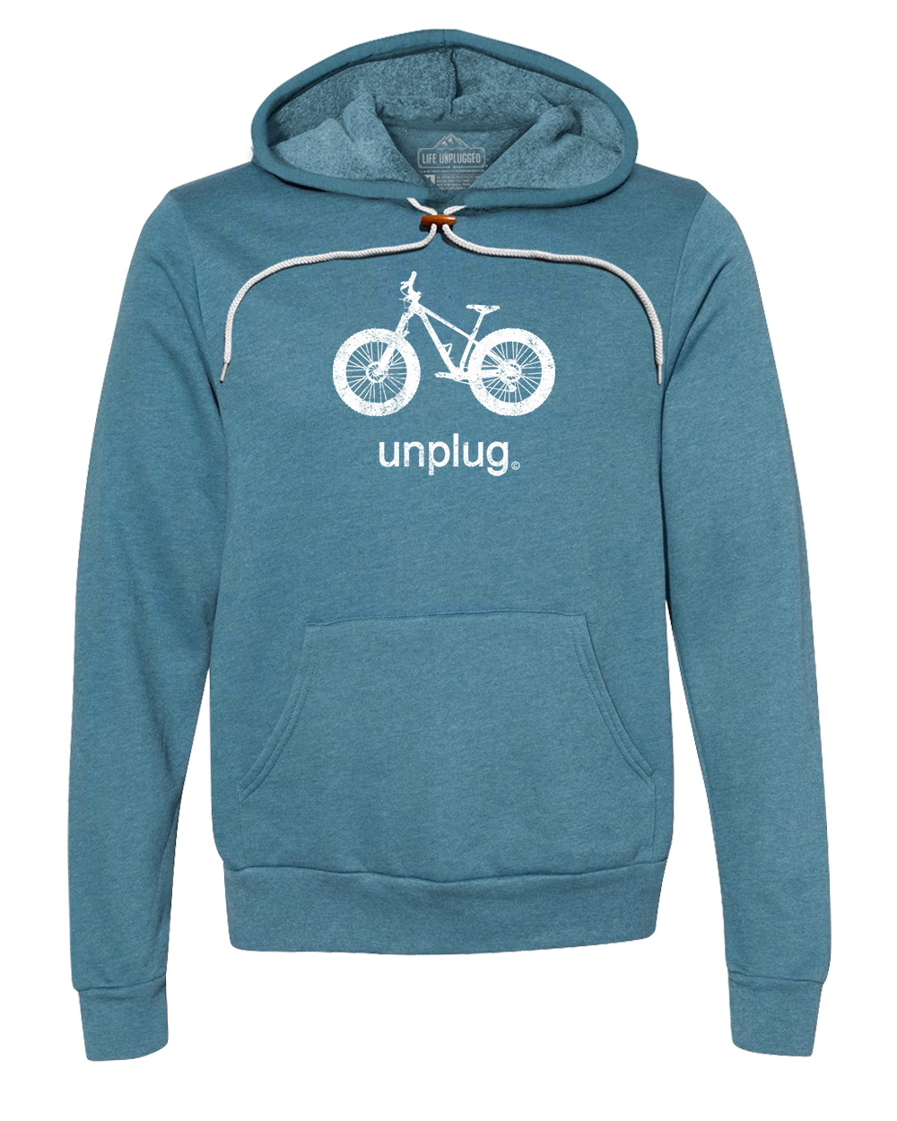 Fat Tire Bike Premium Super Soft Hooded Sweatshirt - Life Unplugged