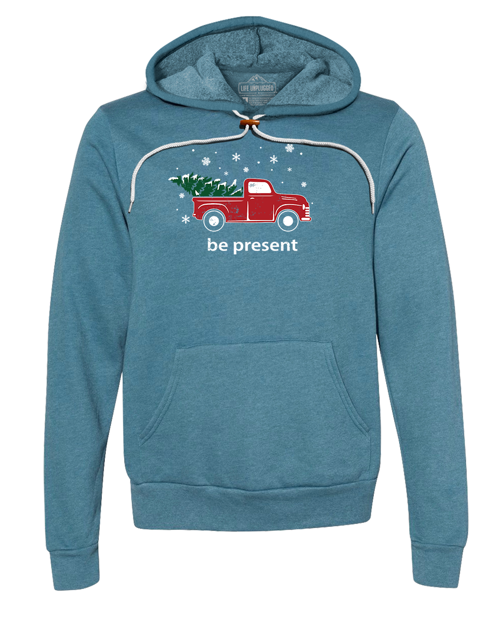 Christmas Tree Truck Super Soft Hoodie