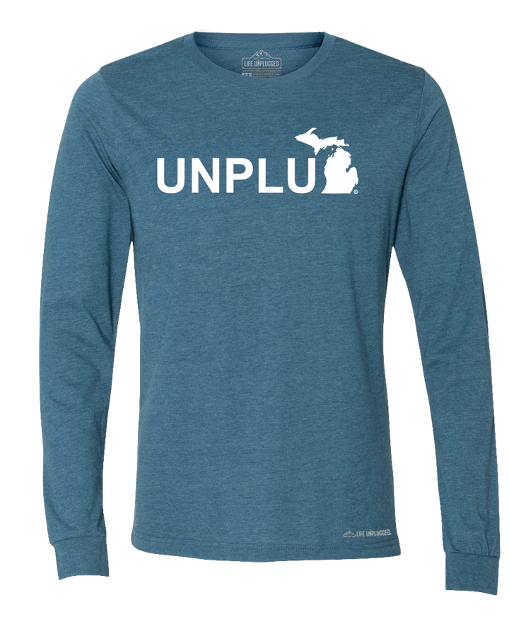 Unplug (MI) Premium Polyblend Long Sleeve T-Shirt - Life Unplugged