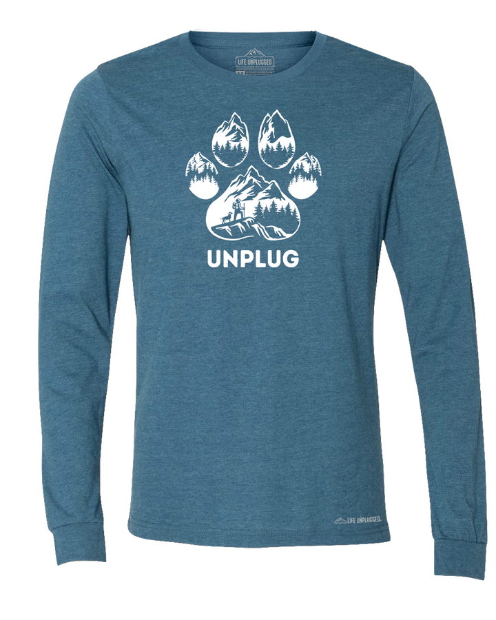 LIMITED DROP! Paw Print Mountain Scene Long Sleeve T-Shirt