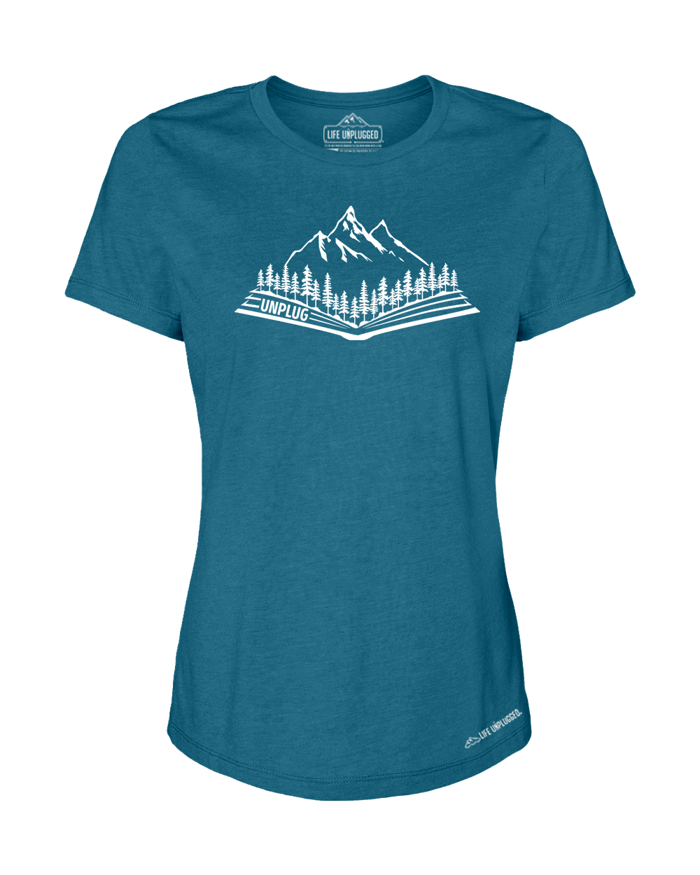 Open Book Mountain Scene Women's T-Shirt