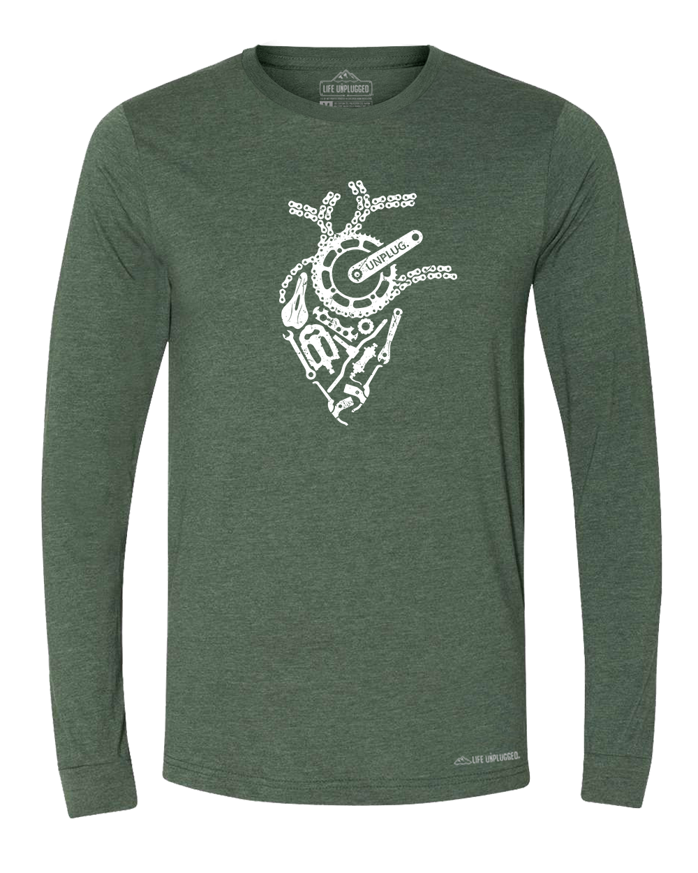 Anatomical Heart (Bicycle Parts) Long Sleeve T-Shirt