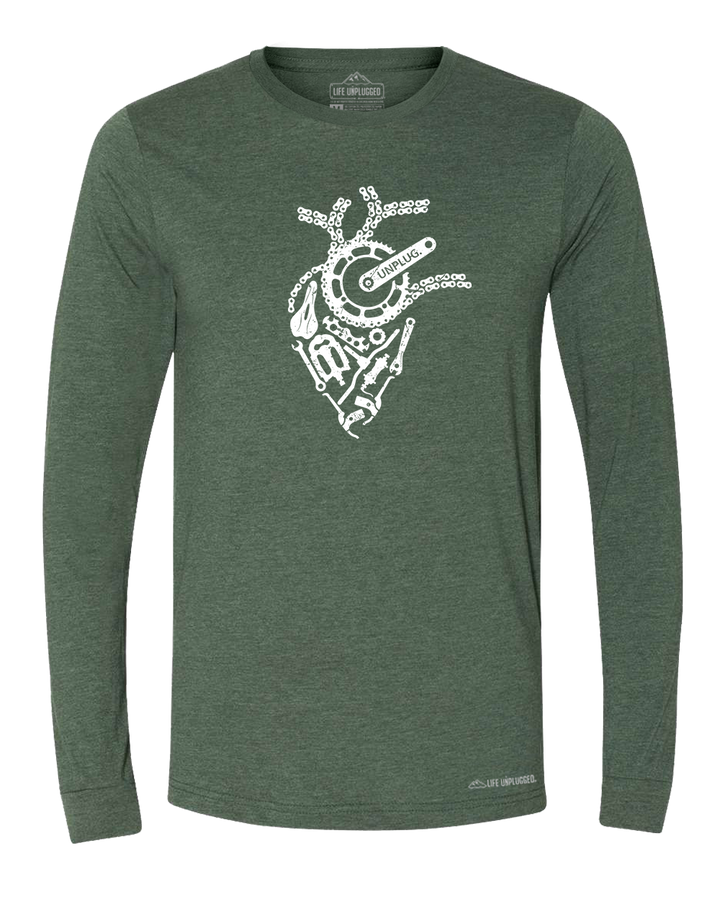 Anatomical Heart (Bicycle Parts) Long Sleeve T-Shirt