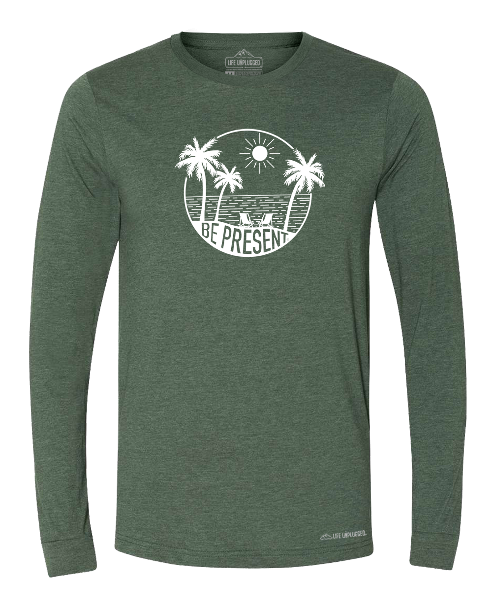 Be Present Beach Long Sleeve T-Shirt