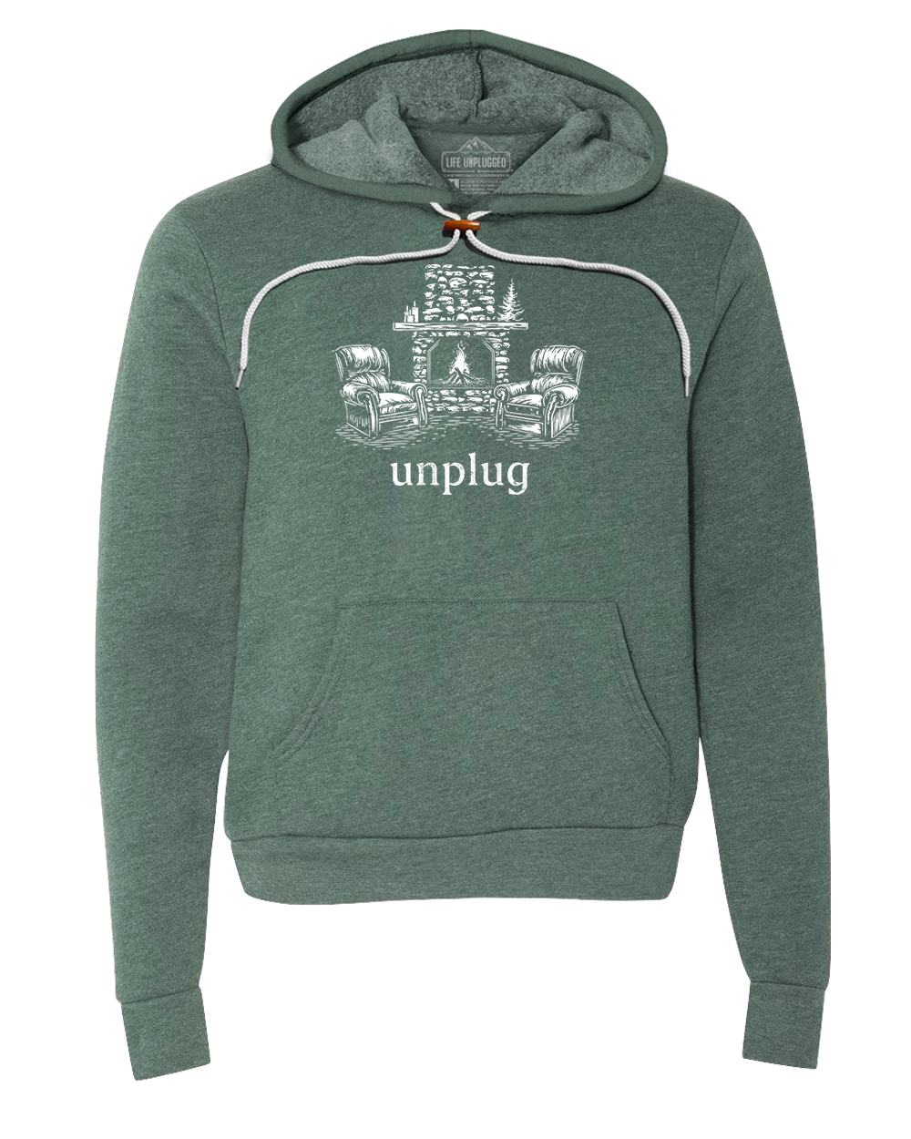 Rustic Fireplace Super Soft Hoodie