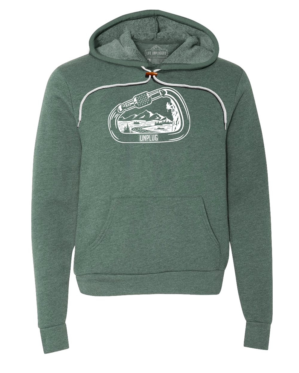 Rock Climbing Mountain Scene Super Soft Hoodie